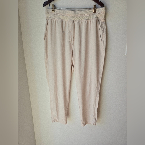 ARITZIA BABATON The Group Arrow Woven Joggers Cinch Hem Casual Pants XL - Picture 3 of 11